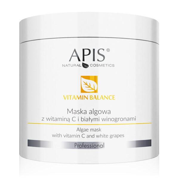 APIS Vitamin Balance maska algowa z witaminą C i białymi winogronami 200g