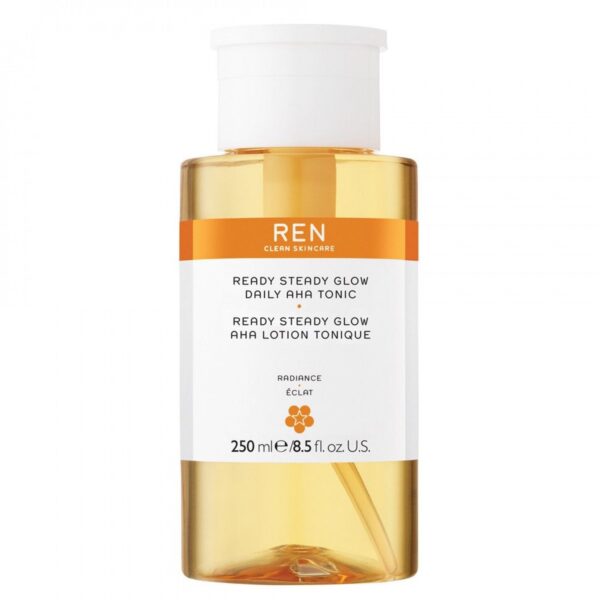 REN Ready Steady Glow Daily AHA Tonic odnawiający tonik do twarzy 250ml