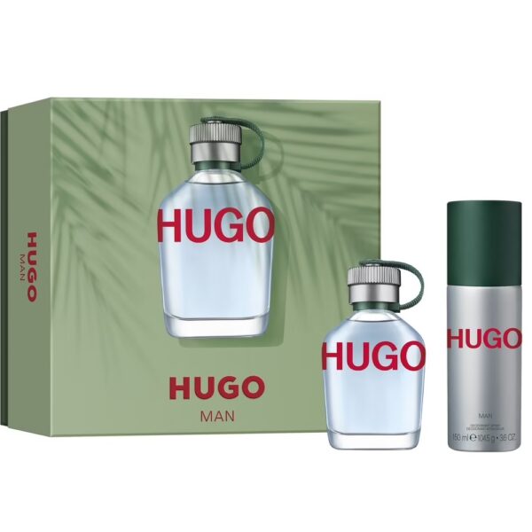 Hugo Boss Hugo Man zestaw woda toaletowa spray 75ml + dezodorant spray 150ml