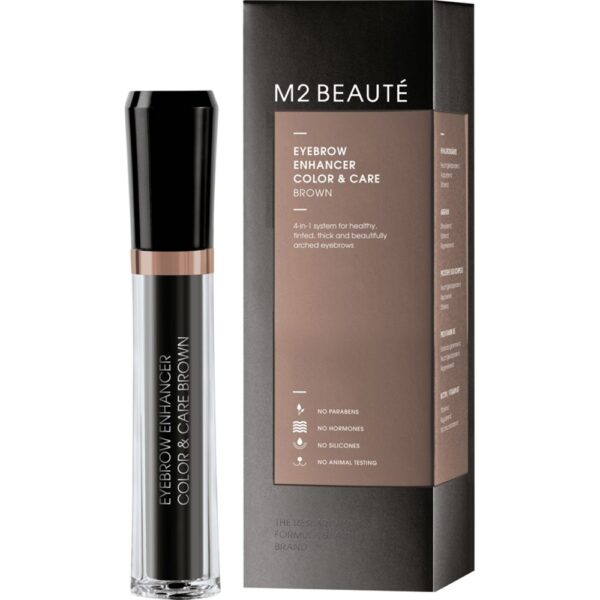 M2 BEAUTE Eyebrow Enhancer Color & Care żel wzmacniający do brwi Brown 6ml