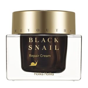 HOLIKA HOLIKA Prime Youth Black Snail Repair Cream krem nawilżający o wysokiej zawartości ekstraktu ze śluzu ślimaka 50ml