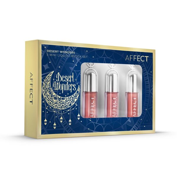 Affect Desert Wonders zestaw mini pomadek do ust 3x1.8ml