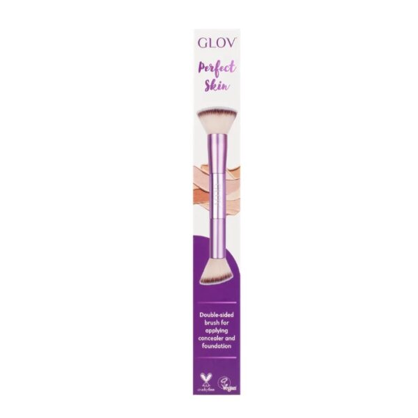 Glov Perfect Skin wielofunkcyjny pędzel do nakładania podkładu i korektora Purple