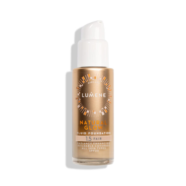 Lumene Natural Glow Fluid Foundation SPF20 podkład rozświetlająco - wygładzający 1.5 Fair 30ml