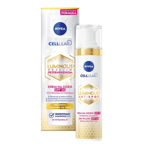 Nivea Cellular Luminous 630® SPF50 krem na dzień przeciw przebarwieniom 40ml