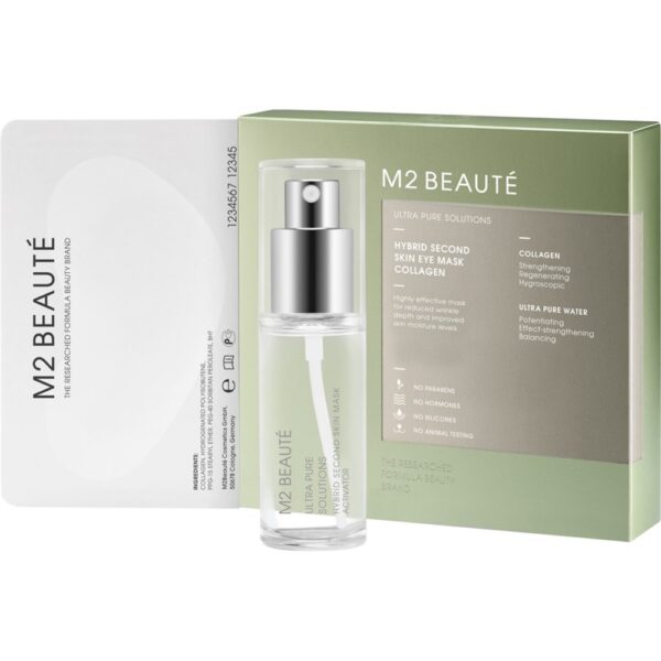 M2 BEAUTE Hybrid Second Skin Eye Mak Collagen hybrydowa maska kolagenowa do okolic oczu 30ml