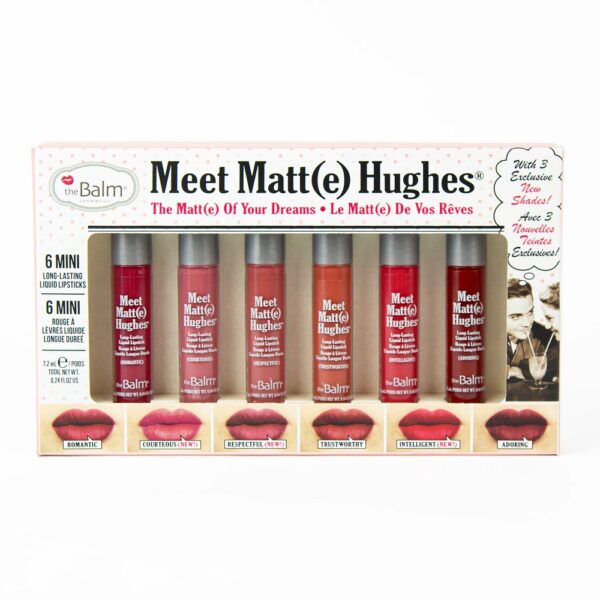 The Balm Meet Matt(e) Hughes zestaw mini pomadek w płynie #12 6x1.2ml