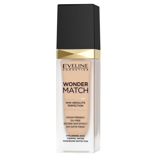 Eveline Cosmetics Wonder Match Foundation luksusowy podkład dopasowujący się 16 Light Beige 30ml