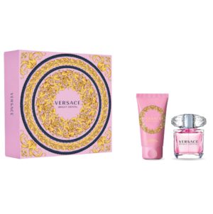 Versace Bright Crystal zestaw woda toaletowa spray 30ml + balsam do ciała 50ml