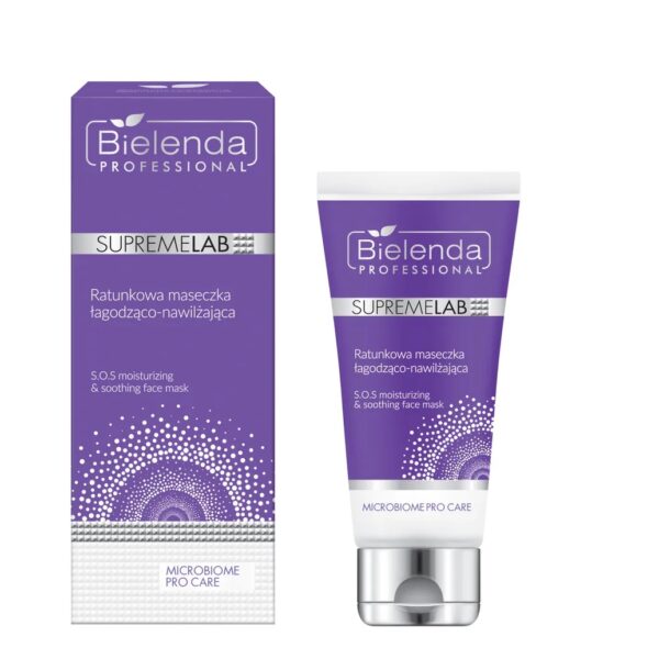 Bielenda Professional SupremeLab Microbiome Pro Care ratunkowa maseczka łagodząco-nawilżająca 70ml