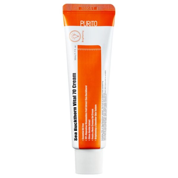 PURITO Sea Buckthorn Vital 70 Cream rewitalizujący krem-żel na bazie ekstraktu z rokitnika 50ml