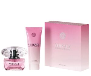 Versace Bright Crystal zestaw woda toaletowa spray 50ml + balsam do ciała 100ml