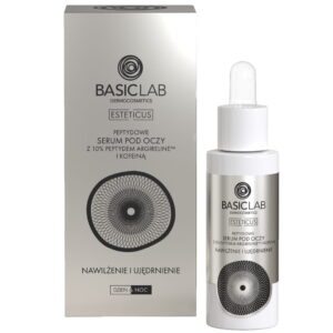 BasicLab Esteticus peptydowe serum pod oczy z 10% argireline i kofeiną Nawilżenie i Ujędrnienie 30ml