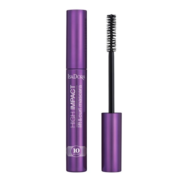 Isadora 10 Sec High Impact Lift & Curl Mascara nadający objętość tusz do rzęs 30 Black 9ml