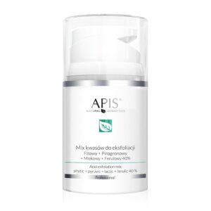 APIS Exfoliation Acid mix kwasów do eksfoliacji Fitowy + Pirogronowy + Mlekowy + Ferulowy 40% 50ml