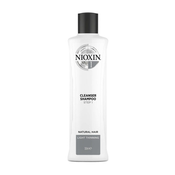 NIOXIN System 1 Cleanser Shampoo oczyszczający szampon do włosów normalnych lekko przerzedzonych 300ml