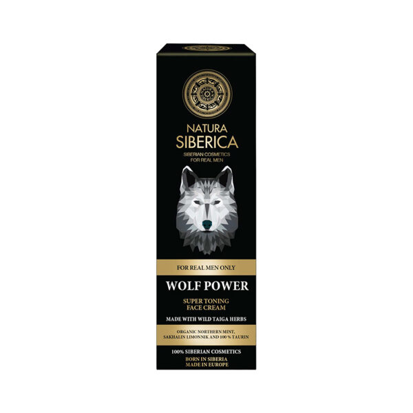 Natura Siberica Men Wolf Power tonizujący krem do twarzy dla mężczyzn 50ml