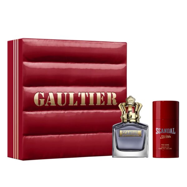 Jean Paul Gaultier Scandal Pour Homme zestaw woda toaletowa spray 100ml + dezodorant sztyft 75g