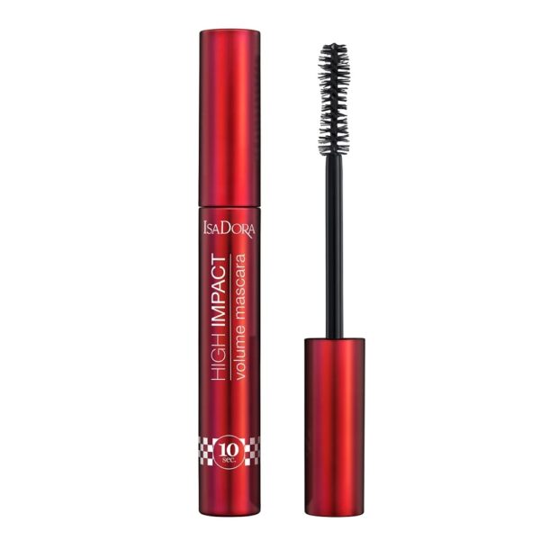 Isadora 10 Sec High Impact Volume Mascara nadający objętość tusz do rzęs 30 Black Speed 9ml