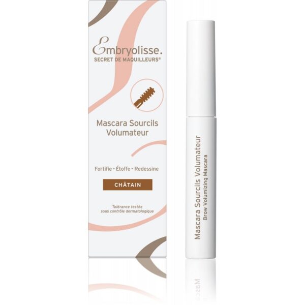 Embryolisse Brow Volumizing Mascara pogrubiająca maskara i pielęgnujące serum do brwi 2w1 Light Brown 5ml