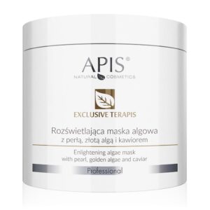 APIS Exclusive Terapis rozświetlająca maska algowa z perłą złotą algą i kawiorem 200g