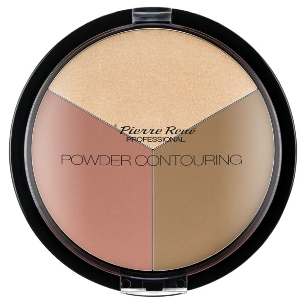 Pierre Rene Powder Contouring pudrowa paleta do konturowania twarzy 02 23g