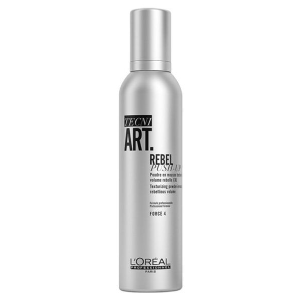 L'Oreal Professionnel Tecni Art Rebel Push-Up Texturizing Powder-In-Mousse teksturyzujący puder w piance Force 4 250ml