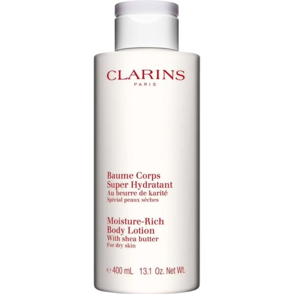 Clarins Moisture-Rich Body Lotion intensywnie nawilżający balsam do ciała z masłem shea 400ml