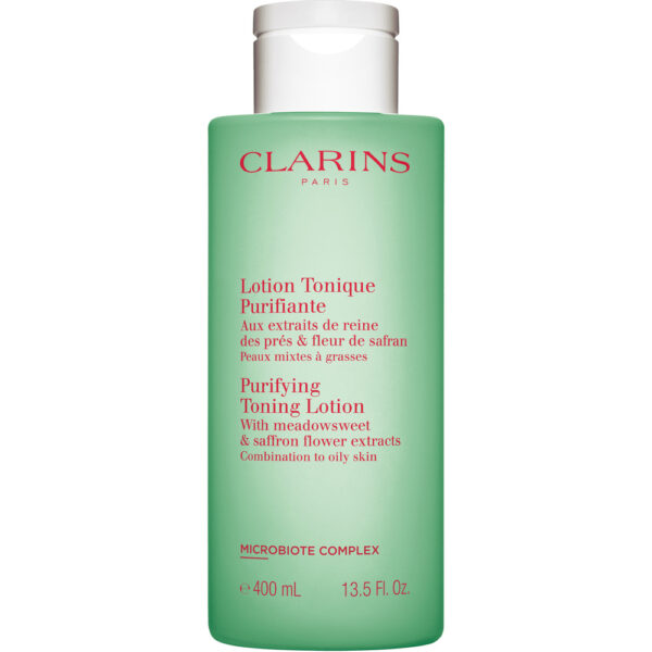 Clarins Purifying Toning Lotion tonik oczyszczający do skóry tłustej i mieszanej 400ml