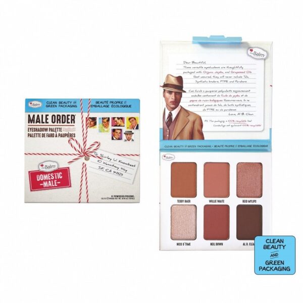 The Balm Male Order Domestic Male Eyeshadow Palette paleta cieni do powiek 13.2g