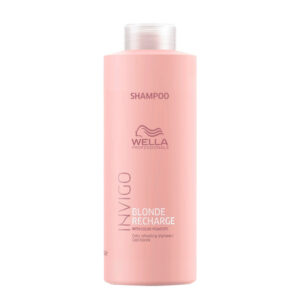 Wella Professionals Invigo Blonde Recharge Color Refreshing Shampoo odświeżający szampon z pigmentami koloru do włosów w kolorze zimnego blondu 1000ml