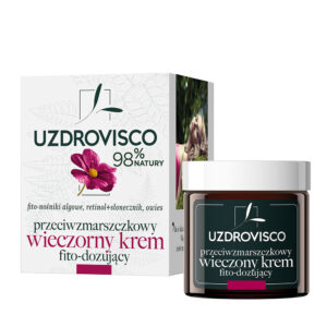 UZDROVISCO Przeciwzmarszczkowy wieczorny krem fito-dozujący 50ml