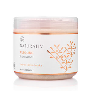 Naturativ Cuddling Sugar Scrub otulający scrub cukrowy Karmel & Cytryna & Wanilia 500ml