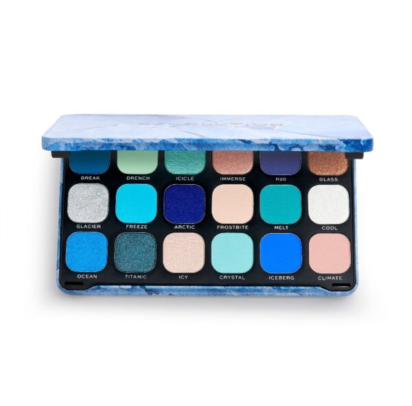 Makeup Revolution Forever Flawless Eyeshadow Palette paleta cieni do powiek Ice 19.8g