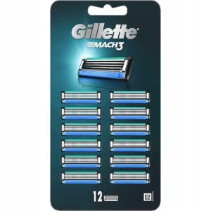 Gillette Mach3 wymienne ostrza do maszynki do golenia 12szt