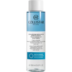 Collistar Two-Phase Make-Up Removing Solution łagodny dwufazowy płyn do demakijażu oczu i ust 150ml