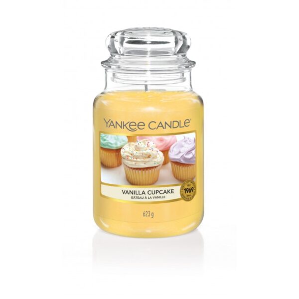 Yankee Candle Świeca zapachowa duży słój Vanilla Cupcake 623g