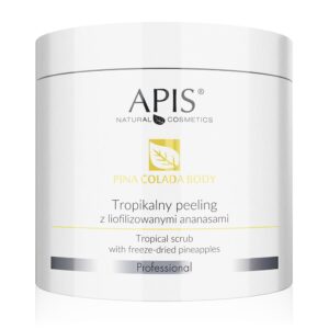 APIS Pina Colada Body tropikalny peeling z liofilizowanym ananasami 650g