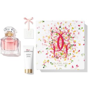 Mon Guerlain Bloom Of Rose zestaw woda toaletowa spray 50ml + balsam do ciała 75ml + wisiorek z zawieszką