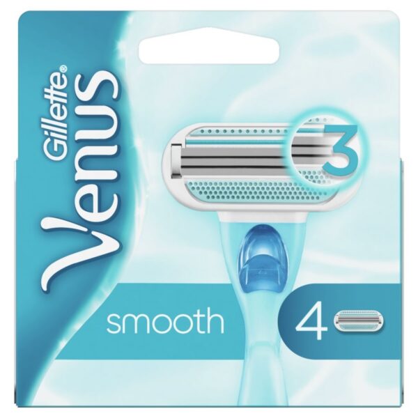 Gillette Venus Smooth wymienne ostrza do maszynki do golenia dla kobiet 4szt