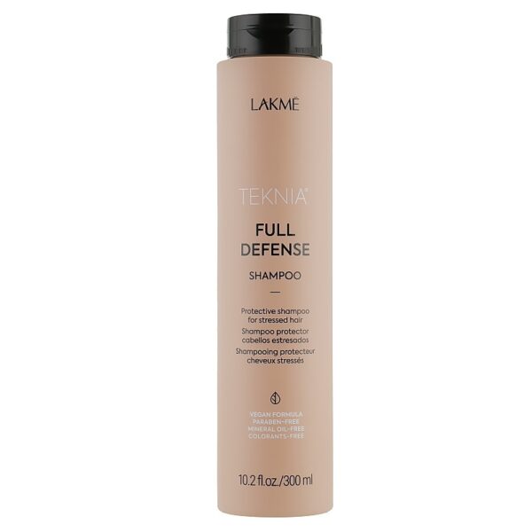 Lakme Teknia Full Defense Shampoo szampon ochronny do włosów zestresowanych 300ml