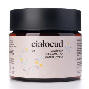 Ciałocud Naturalny odżywczy peeling do ciała Lawenda Bergamotka Mandarynka 250g