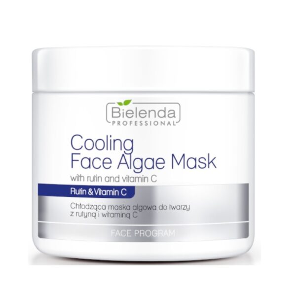 Bielenda Professional Cooling Face Algae Mask chłodząca maska algowa do twarzy z rutyną i witaminą C 190g