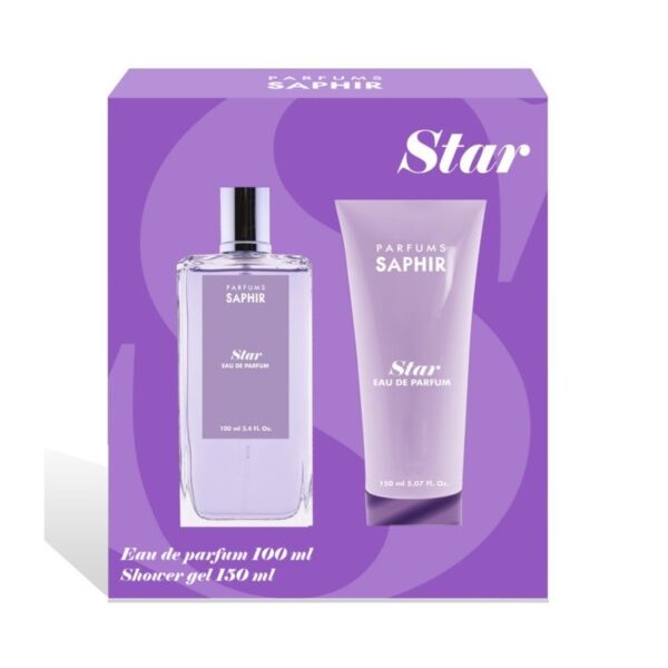 Saphir Star Women zestaw woda perfumowana 100ml + żel pod prysznic 150ml