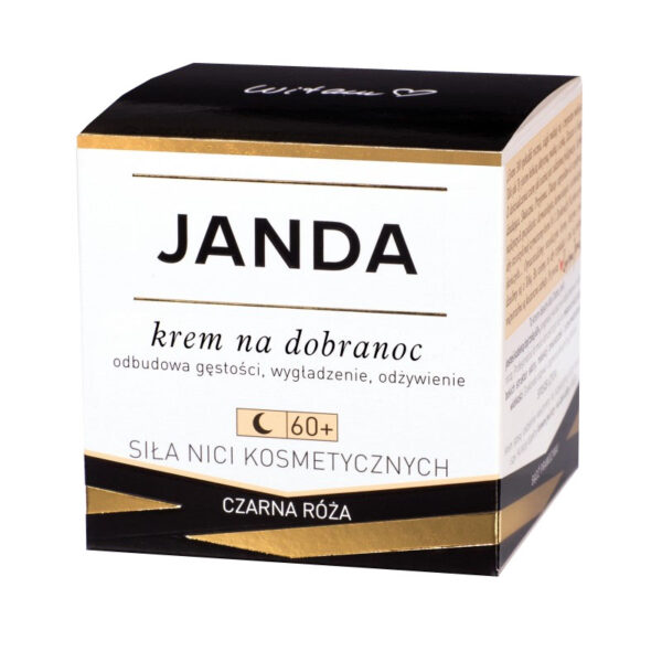 Janda Siła Nici Kosmetycznych odbudowujący krem na dobranoc 60+ Czarna Róża 50ml