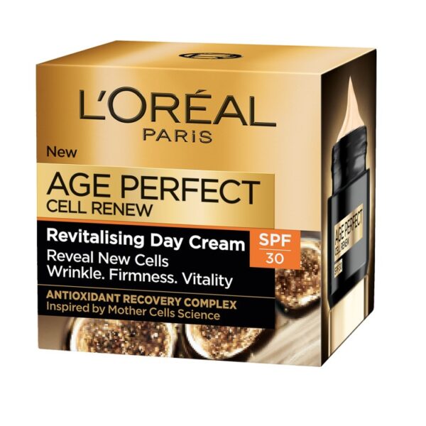 L'Oreal Paris Age Perfect Cell Renew SPF30 rewitalizujący krem przeciwzmarszczkowy na dzień 50ml