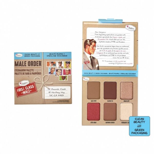 The Balm Male Order First Class Male Eyeshadow Palette paleta cieni do powiek 13.2g