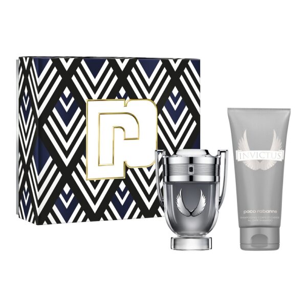 Paco Rabanne Invictus Platinum zestaw woda perfumowana spray 50ml + żel pod prysznic 100ml