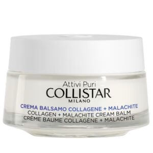 Collistar Attivi Puri Collagen + Malachite Cream Balm przeciwzmarszczkowy krem-balsam do twarzy z kolagenem i malachitem 50ml