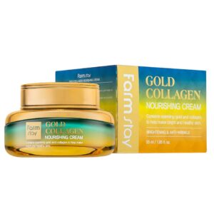 FarmStay Gold Collagen Nourishing Cream odżywczy krem do twarzy z kolagenem 55ml